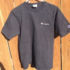 Black champion t shirt